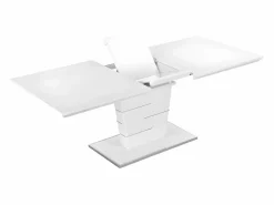 Vente-unique Mesa Extensible|Mesa De Comedor|Mesa de comedor extensible AMELLE para 6 a 8 cubiertos, lacada en