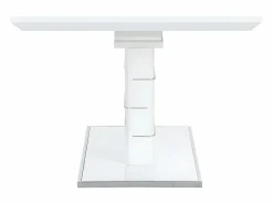Vente-unique Mesa Extensible|Mesa De Comedor|Mesa de comedor extensible AMELLE para 6 a 8 cubiertos, lacada en