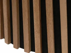 Vente-unique Mesa de comedor extensible 4 a 8 personas de roble - Natural - CARMIZA Color natural claro Outlet