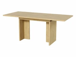 Mesa de comedor extensible 140/180x80 cm para 6 a 8 personas - Natural claro^Hauss Spole New