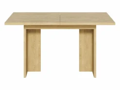 Mesa de comedor extensible 140/180x80 cm para 6 a 8 personas - Natural claro^Hauss Spole New