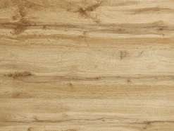 Vente-unique Mesa Extensible|Mesa De Comedor|Mesa de comedor extensible 6 a 10 comensales de MDF y metal - Natural y negro - VITENO