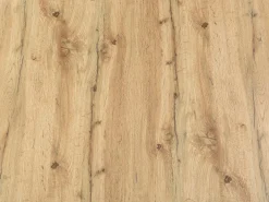 Vente-unique Mesa Extensible|Mesa De Comedor|Mesa de comedor extensible 4 a 12 personas de MDF y metal negro - Natural claro - JARELIA