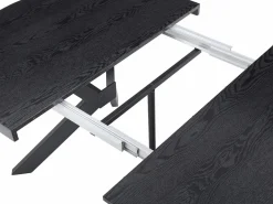 Vente-unique Mesa Extensible|Mesa De Comedor|Mesa de comedor extensible para 6 a 12 comensales de MDF y acero - - KOMONI
