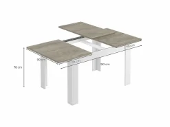 Loungitude Mesa Extensible|Mesa De Comedor|Mesa de comedor extensible Practico