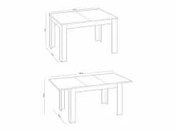 Loungitude Mesa Extensible|Mesa De Comedor|Mesa de comedor extensible Practico