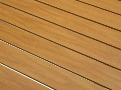 Mesa de comedor jardín aluminio polywood L.140cm + 8 sillas natural claro MACILA^MYLIA Best