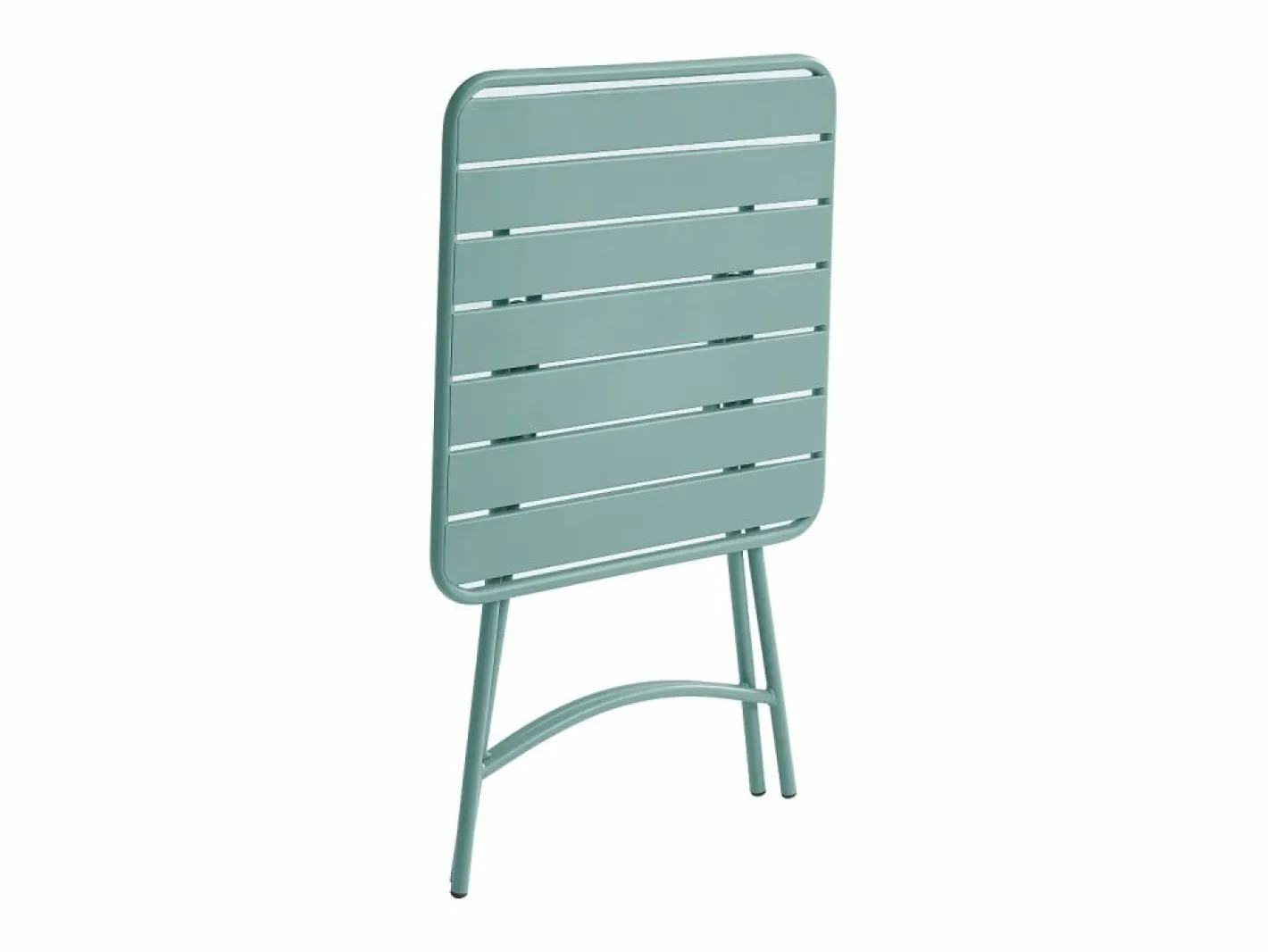 Mesa de comedor jardín plegable de metal - mesa de 60 cm y 2 sillas plegables -^MYLIA