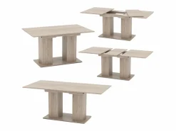 Mesa de comedor sonoma 140x90x76 dix^Vicco Discount