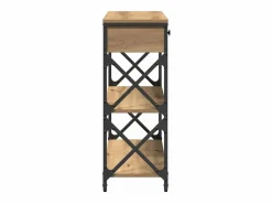 Clicnbuy Consola|Mesa de Consola con cajón Roble artisan 75 x 28 x 75 cm