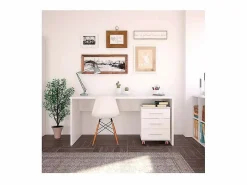Mesa De Ordenador|Mesa de despacho acabado soft, 75 cm(alto)160 cm(ancho)68 cm(fondo)
