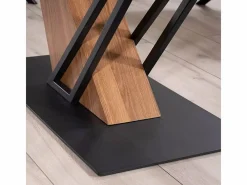 MSO Mesa Extensible|Mesa De Comedor|Mesa de diseño extensible Viro 180-240cm efecto metal y mármol