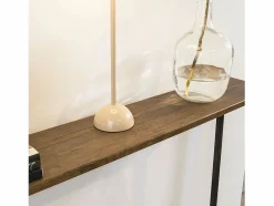 Mesa de Entrada Recibidor Mesa de Consola MDF y Hierro 120 x 80 x 20 cm FSB19-XL-N ES^Sobuy