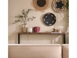 Mesa de Entrada Recibidor Mesa de Consola 120 x 65 x 20 cm FSB19-N ES^Sobuy