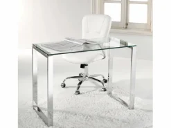 Basic Escritorio Tradicional|Mesa de escritorio Benetto patas cromadas 75x100x50 cm Adec