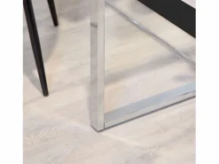 Basic Escritorio Tradicional|Mesa de escritorio Benetto patas cromadas 75x100x50 cm Adec