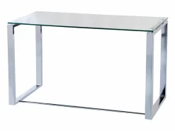 duehome Consola Escritorio|Mesa de escritorio Benetto XL Metal cromado