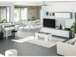 Loungitude Mesa de escritorio extensible Tyrion Blanco Online