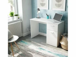 Mesa de escritorio Huelva 1 puerta 1 cajón , 108 cm^VS Venta-stock Outlet