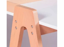 Nest Dream Mesa de escritorio minimalista en madera de roble - Pop - Blanco New
