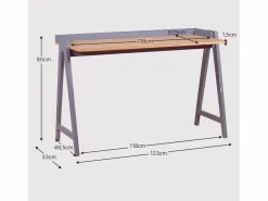 Nest Dream Mesa de escritorio minimalista en madera de roble - Pop - Blanco New
