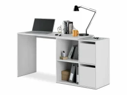 Mesa de escritorio multiposición Spacio Blanco Artik (Blanco Mate)^duehome Online