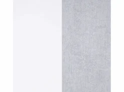 Mesa de escritorio multiposición en blanco mate y cemento 136x139 cm Move Blanco Artik (Blanco Mate) - Cemento^duehome Best