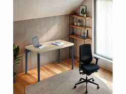 Mesa de estudio Padma Negro - Roble^duehome