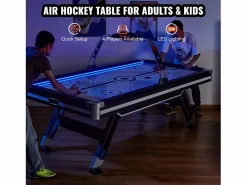 Mesa de Hockey de Aire, SucceBuy Mesa de Hockey de Aire con Marcador LED y Accesorios Incluidos^ Hot