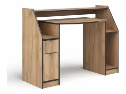 Vicco Mesa Gaming|Mesa de juego roble dorado 123.2x45x90 joel