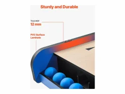 Mesa de Juegos Arcade SucceBuy, Roll & Score 2,4 m, Contador Electrónico, Sala de Juegos Familiar^ Hot