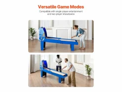 Mesa de Juegos Arcade SucceBuy, Roll & Score 2,4 m, Contador Electrónico, Sala de Juegos Familiar^ Hot