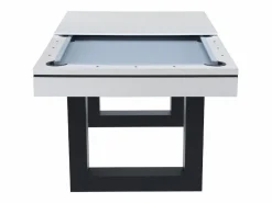 Mesa de juegos multijugador 3 en 1 billar y ping-pong en madera blanca DENVER^Concept-Usine Discount