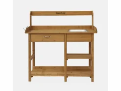 Mesa de madera para macetas madera^Sweeek Clearance