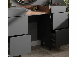 Vicco Tocador|Mesa de maquillaje antracita 120x40x80 anika