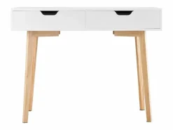 Escritorio Tradicional|Mesa de Oficina Pequeña SucceBuy Escritorio Pequeño para Ordenador con Cajones para Dormitorio, y Madera
