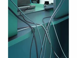 Mesa de Ordenador, estación e-Gaming con Acabado en Antracita - Dim: 136 x 67 x 73-88 cm Gris Outlet