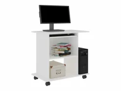 Clicnbuy Mesa De Ordenador|Mesa de ordenador madera contrachapada 80x50x75 cm