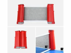 Sweeek Ping Pong|Mesa de ping pong interior plegable con 2 raquetas y 3 pelotas, 274cm