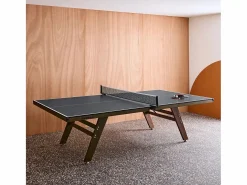 Mesa de ping pong interior deluxe con 2 raquetas y 3 pelotas, 273.5cm^Sweeek