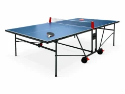 Sweeek Ping Pong|Mesa de ping pong para interior con 2 raquetas y 3 pelotas, 274cm +