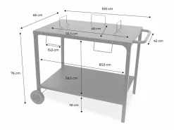 Mesa de plancha modular^Sweeek