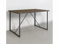Venprodin Escritorio Secreter|Mesa Escritorio Diseño Moderno Negro/Roble