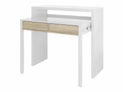 Mesa escritorio extensible con 2 cajones - L100 cm - Consola^Loungitude Hot