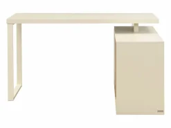 Mesa esquinera con almacenamiento en MDF beige y natural - LONAMI^Vente-unique Hot