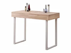 Mesa Estudio Tocador c/Espejo Merilyn Roble Nordish/ 100x50x76cm^ New