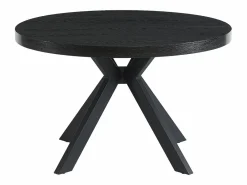 Vente-unique Mesa Extensible|Mesa De Comedor|Mesa extensible de comedor 4 a 8 comensales de MDF y acero - Color: - KOMONI