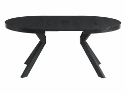 Vente-unique Mesa Extensible|Mesa De Comedor|Mesa extensible de comedor 4 a 8 comensales de MDF y acero - Color: - KOMONI