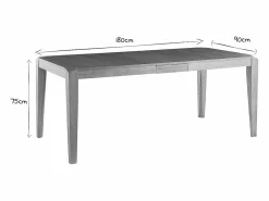 Miliboo Mesa Extensible|Mesa extensible de contrachapado de fresno y madera de caucho 150-180 cm BOLLY