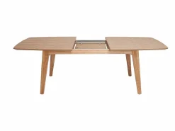 Mesa extensible nórdica de contrachapado de roble 180-230 cm FIFTIES^Miliboo Discount